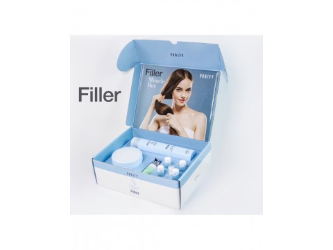 KAARAL FILLER MIRACLE box - Komplektas FILLER produktų plaukų terapijai namuose 
